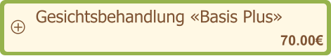 Gesichtsbehandlung «Basis Plus»   70.00€ +