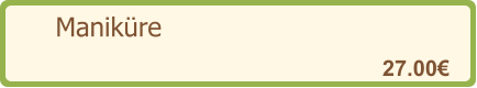 Maniküre   27.00€